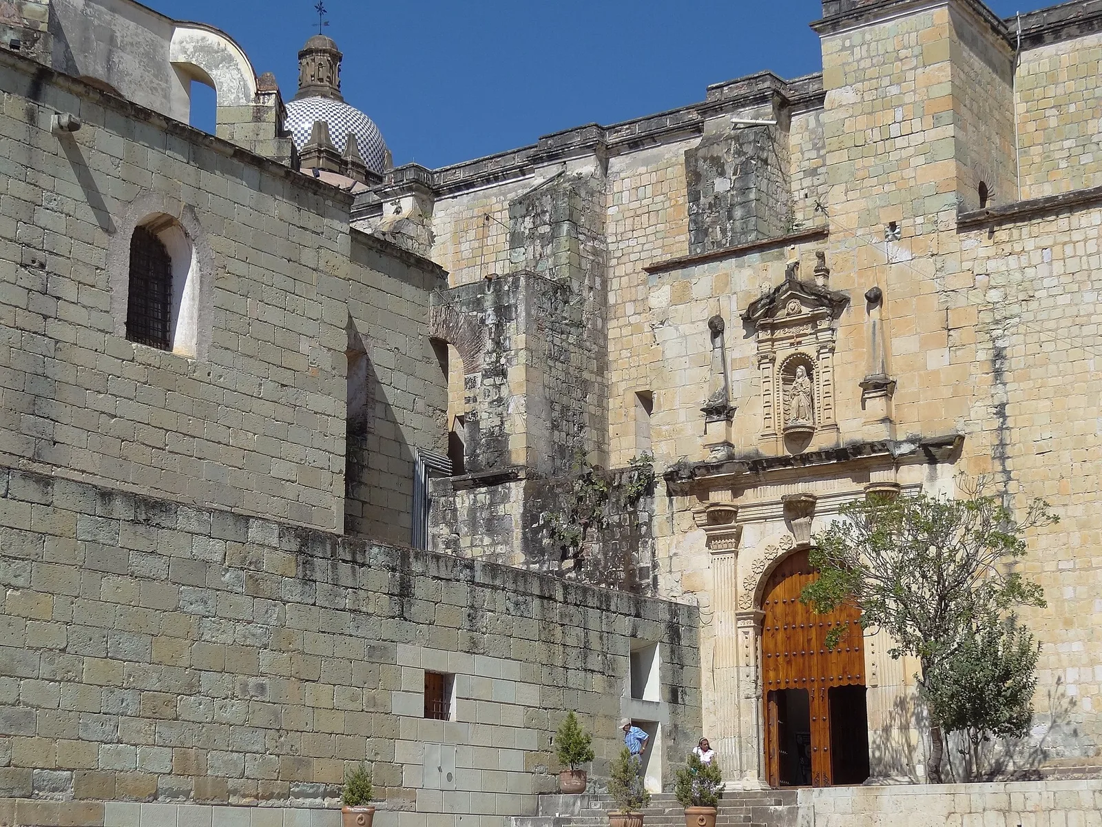 The historic Santo Domingo church in Oaxaca City